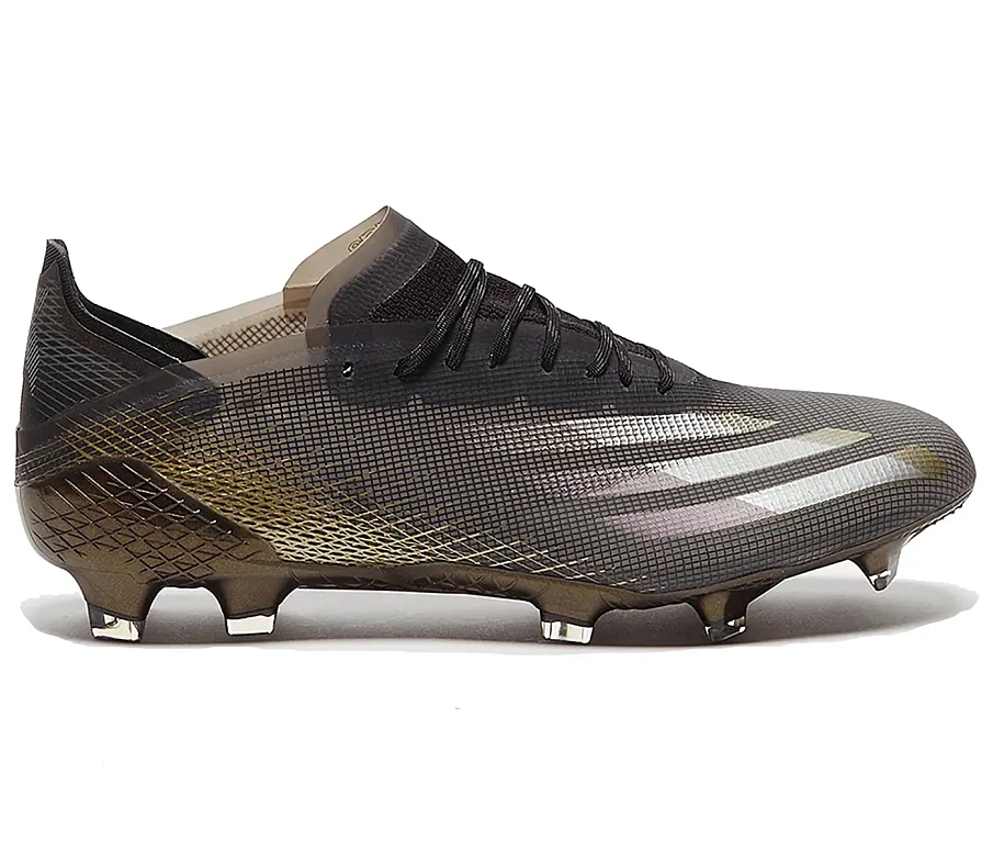 Фото № 1 с приближением к товару «‎adidas X Ghosted.1 FG Black Metallic Gold Melange»