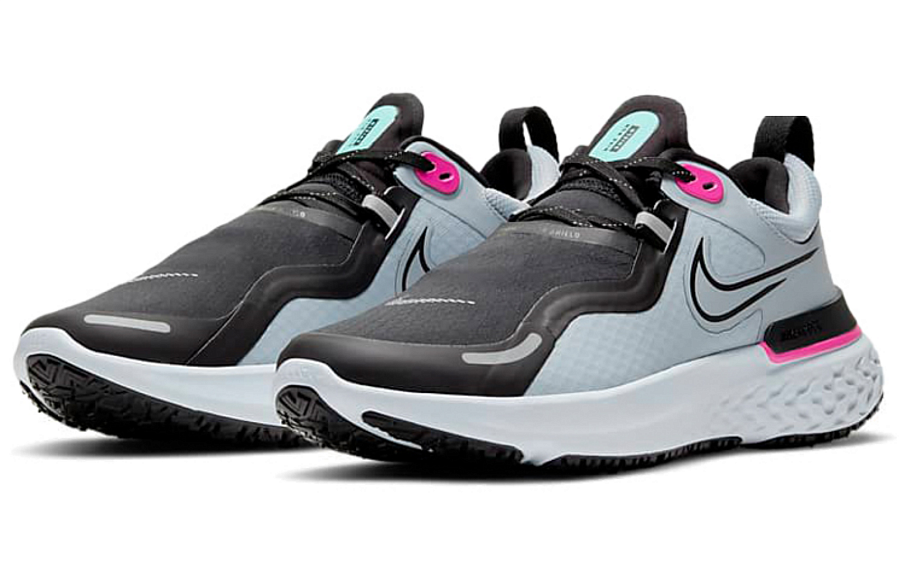 Фото № 3 с приближением к товару «‎Women Nike React Miler Shield Black Ash Pink»