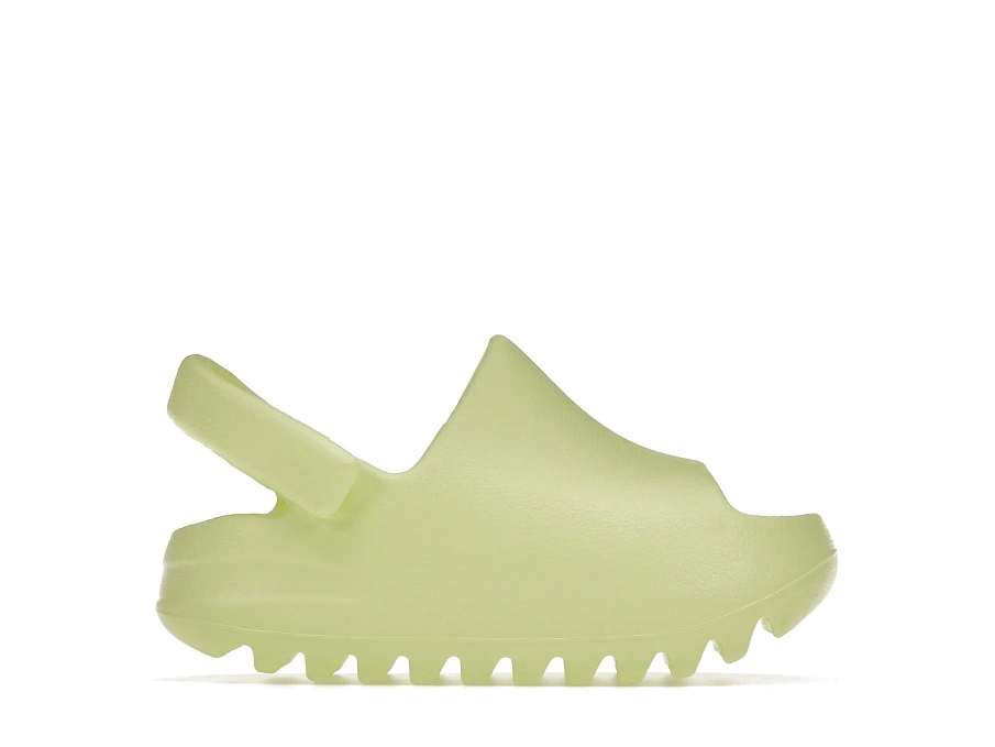 Фото № 1 с приближением к товару «‎adidas Yeezy Slide Glow Green (2022 Restock) (Infants)»