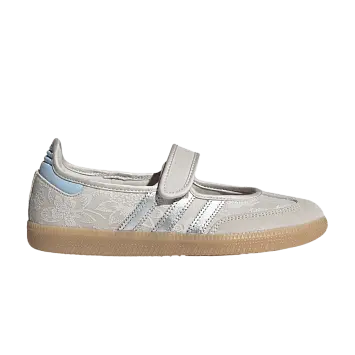 adidas Women's Samba OG Chalk Pearl Silver Metallic