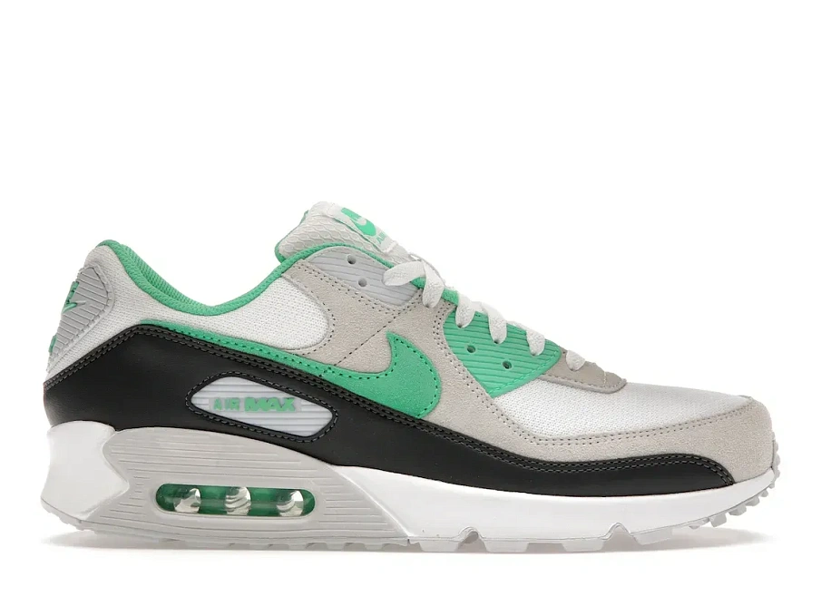 Фото № 1 с приближением к товару «‎Nike Air Max 90 White Spring Green»