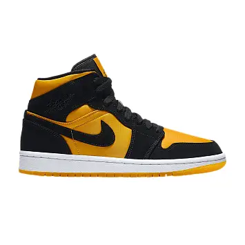 Air Jordan 1 Mid Black Gold - 1