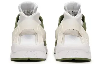 Stussy x Nike Air Huarache LE "Dark Olive" Green - 4