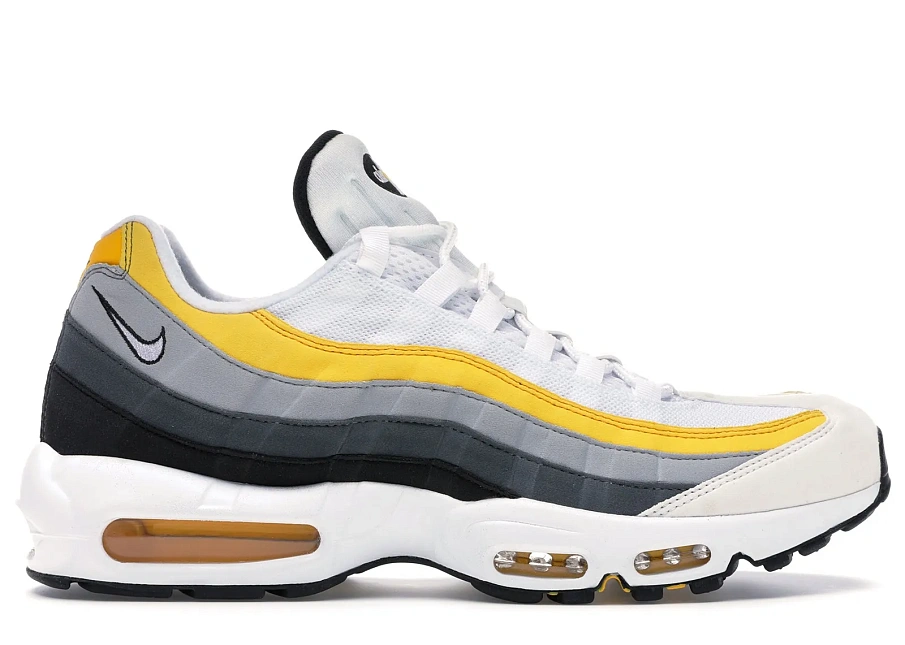 Фото № 1 с приближением к товару «‎Nike Air Max 95 White Amarillo Dark Grey»