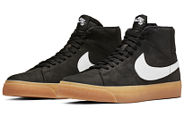 Фото № 3 с приближением к товару «‎Nike Sb Zoom Blazer Mid ISO 'BlackWhiteGum'»