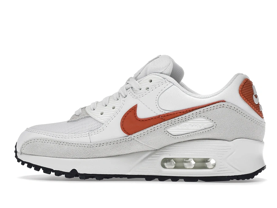 Фото № 5 с приближением к товару «‎Nike Air Max 90 Summit White Mantra Orange »