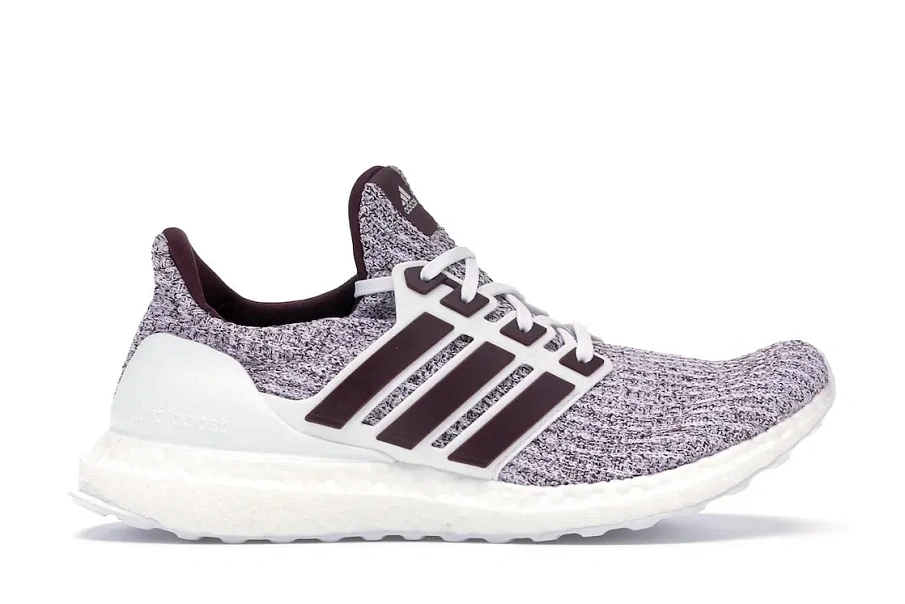 Фото № 1 с приближением к товару «‎adidas Ultra Boost 4.0 Cloud White Maroon»