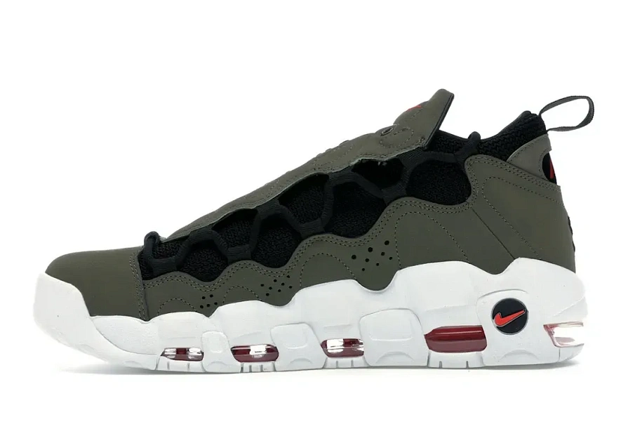 Фото № 3 с приближением к товару «‎Nike Air More Money Medium Olive»