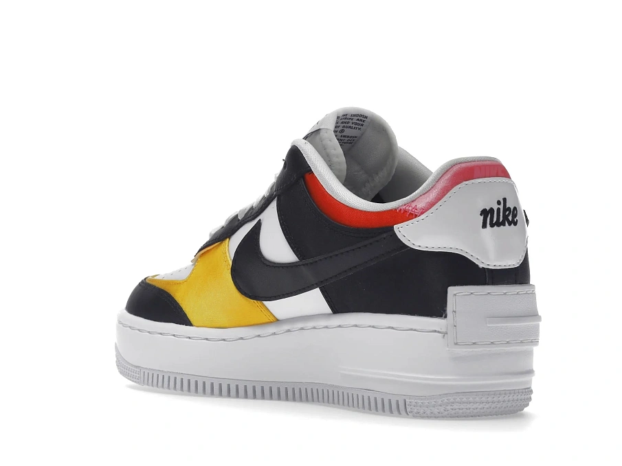 Фото № 6 с приближением к товару «‎Nike Air Force 1 Low Shadow White Black Multi-Color »