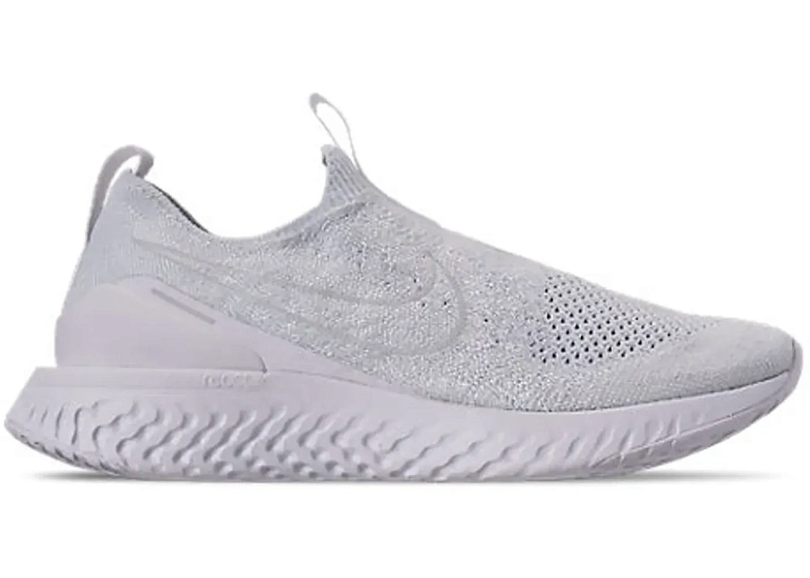 Фото № 1 с приближением к товару «‎Nike Epic React Moc Flyknit White Pure Platinum»