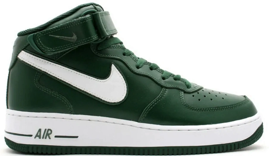 Фото № 1 с приближением к товару «‎Nike Air Force 1 Mid Black Forest Green»