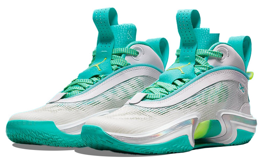 Фото № 3 с приближением к товару «‎Nike Air Jordan 36 PF Basketball shoes GUO Whitegreen»