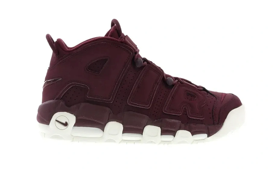 Фото № 1 с приближением к товару «‎Nike Air More Uptempo Night Maroon»