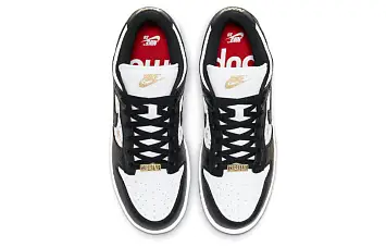 Supreme x Nike SB Dunk Low WhiteGoldBlack - 4