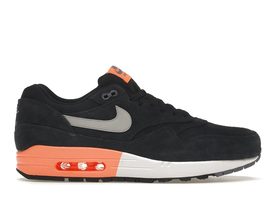 Фото № 1 с приближением к товару «‎Nike Air Max 1 Dark Obsidian Atomic Orange»