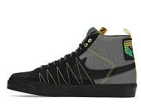 Фото № 6 с приближением к товару «‎Nike SB Zoom Blazer Mid PRM Acclimate Cool Grey Yellow Strike»