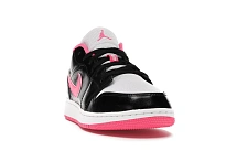 Фото № 2 с приближением к товару «‎Jordan 1 Low Black White Hyper Pink »