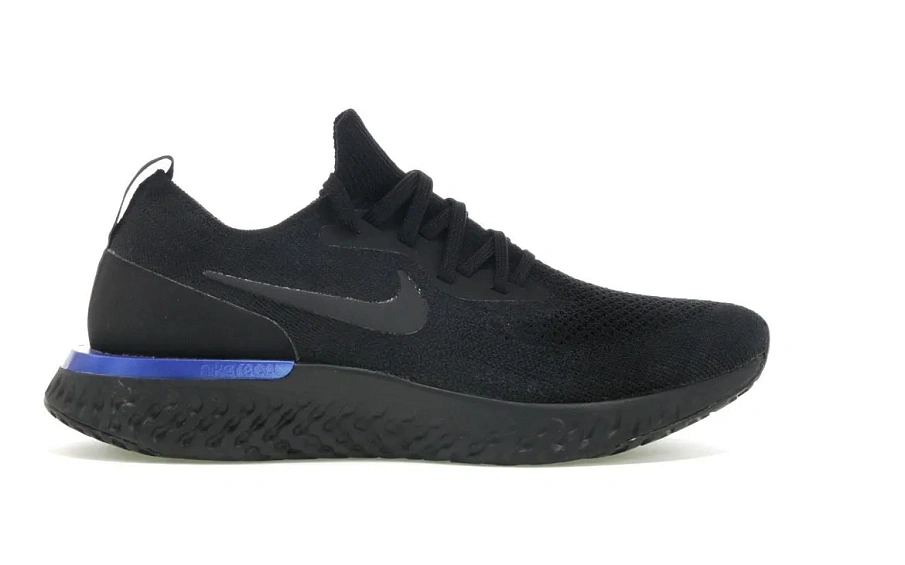 Фото № 1 с приближением к товару «‎Nike Epic React Flyknit Black Racer Blue »