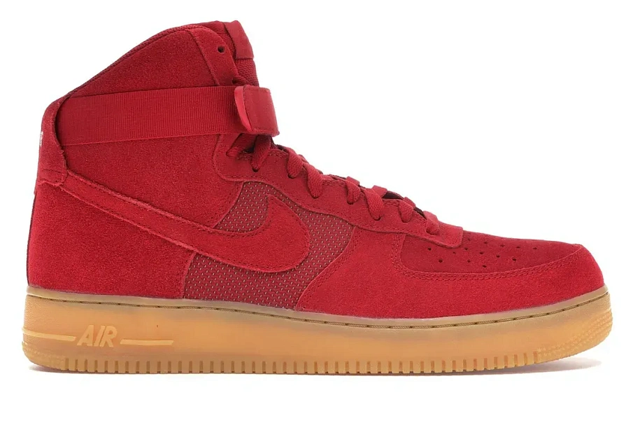 Фото № 1 с приближением к товару «‎Nike Air Force 1 High Red Gum»