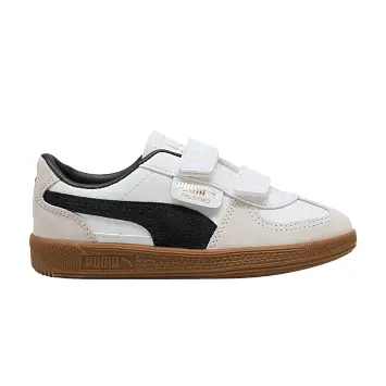Puma Palermo Elevata Leather Little Kid White Vapor Grey Gum - 1