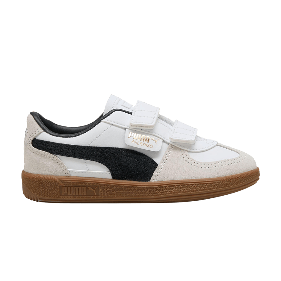 Фото № 1 с приближением к товару «‎Puma Palermo Elevata Leather Little Kid White Vapor Grey Gum»