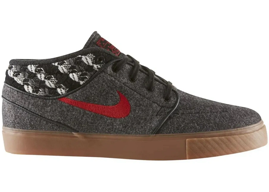 Фото № 1 с приближением к товару «‎Nike SB Stefan Janoski Mid Warmth Black Red»