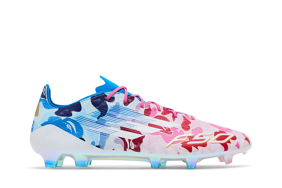 Фото № 2 с приближением к товару «‎BAPE x adidas Adizero F50 Elite FG Pink»