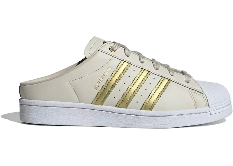 Фото № 1 с приближением к товару «‎adidas Superstar Mule Bliss Gold Metallic »