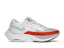 Фото № 1 с приближением к товару «‎Nike ZoomX Vaporfly Next% 2 White Laser Blue Rush Orange»