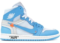 Фото № 1 с приближением к товару «‎Jordan 1 Retro High Off-White University Blue (Sample)»