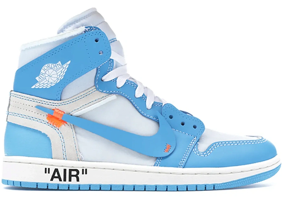 Фото № 1 с приближением к товару «‎Jordan 1 Retro High Off-White University Blue (Sample)»