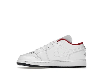 Jordan 1 Low White Gym Red Black (553560-164) - 3