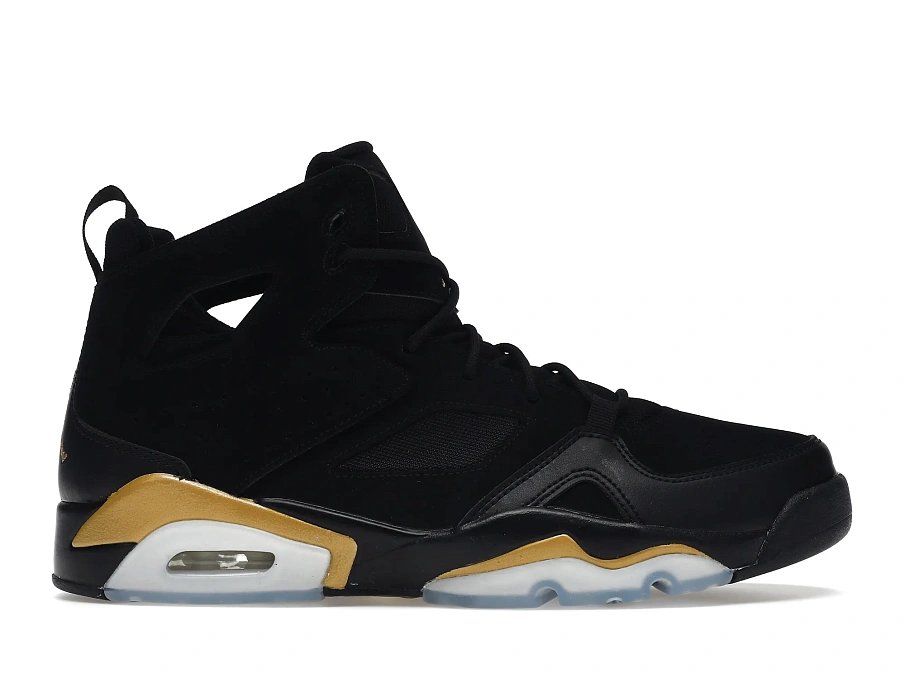 Фото № 1 с приближением к товару «‎Jordan Flight Club 91 Black Metallic Gold (2021)»