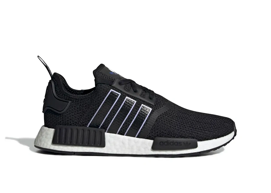 Фото № 1 с приближением к товару «‎adidas NMD R1 Core Black Dust Purple»
