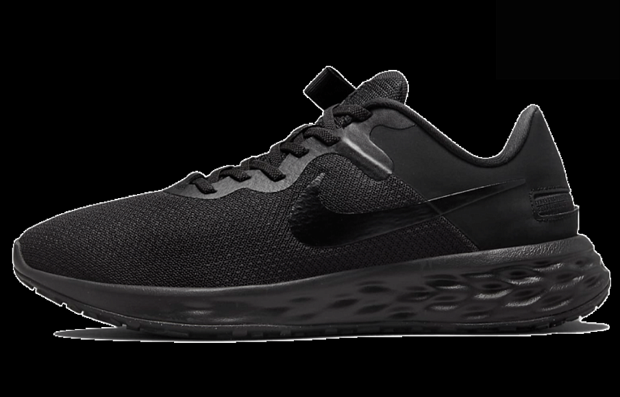 Фото № 1 с приближением к товару «‎Nike Revolution 6 FlyEase Next Nature Low-Top Running Shoes Black»