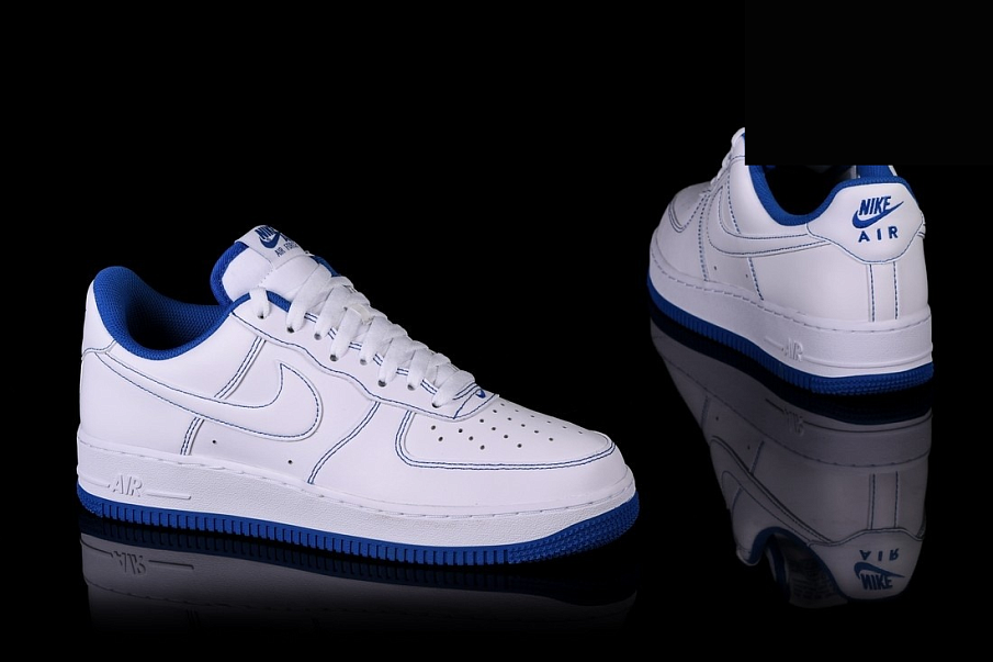 Фото № 1 с приближением к товару «‎Nike Air Force 1 Low Stitches BlueWhite»