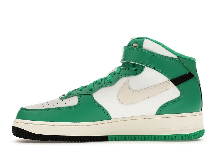 Фото № 3 с приближением к товару «‎Nike Air Force 1 Mid LV8 Split White Stadium Green»