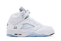 Фото № 2 с приближением к товару «‎Air Jordan 5 GS White Metallic»