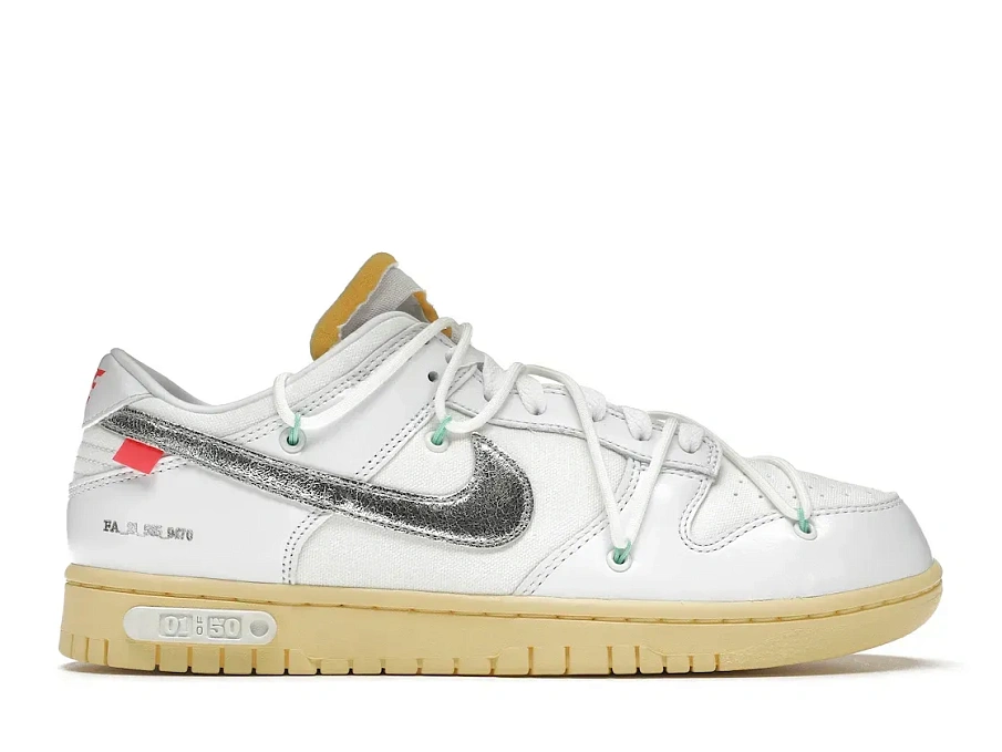 Фото № 1 с приближением к товару «‎Nike Dunk Low Off-White Lot 1»