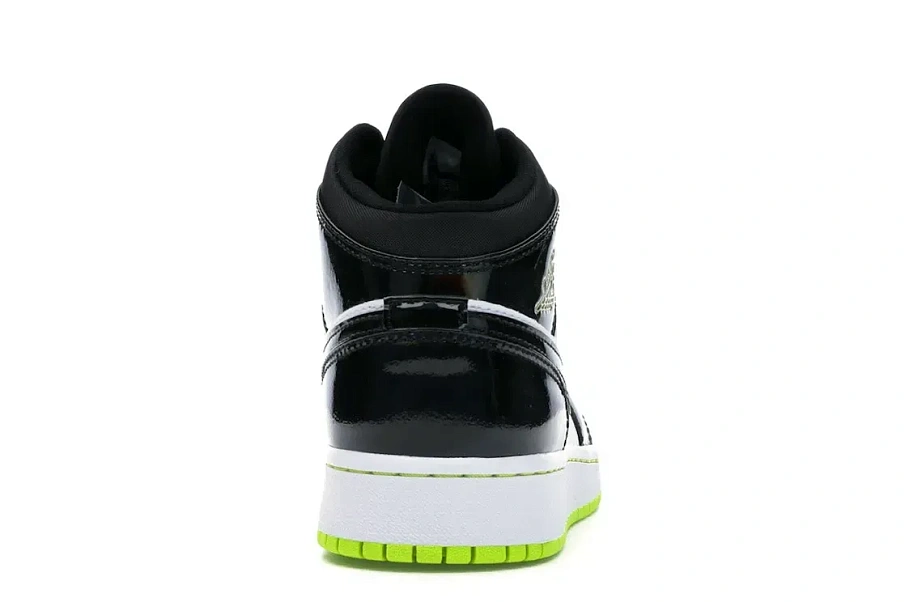 Фото № 4 с приближением к товару «‎Jordan 1 Mid Black Cyber Mystic Green »