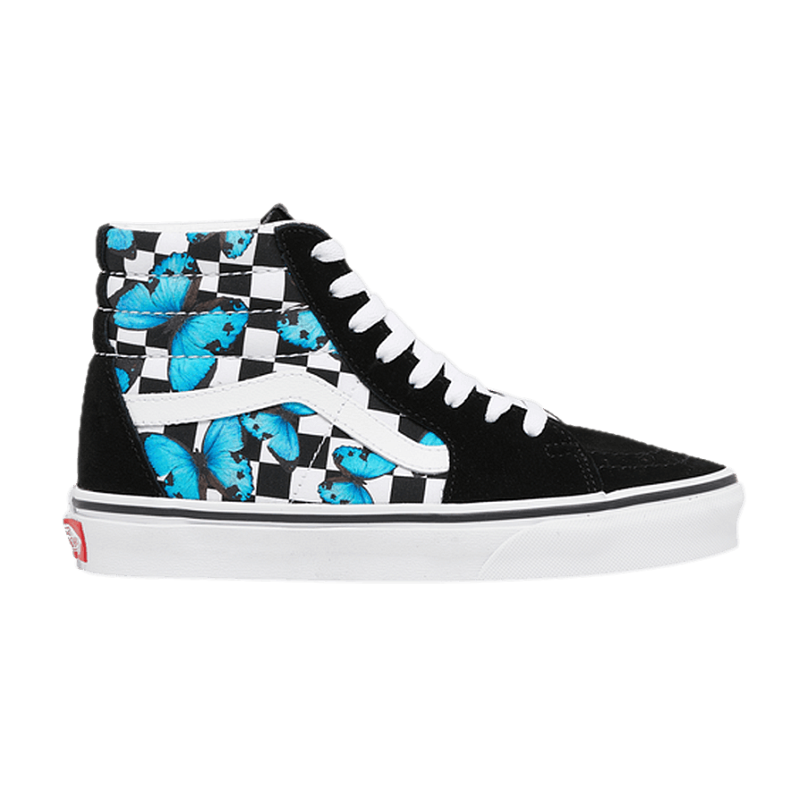 Фото № 1 с приближением к товару «‎Vans Sk8-Hi Butterfly Checkerboard»