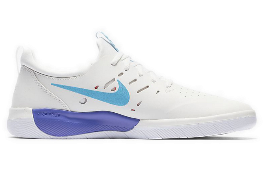 Фото № 2 с приближением к товару «‎Nike SB Nyjah Summit White Light Blue Fury»