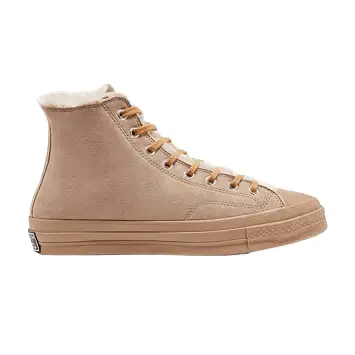 Converse Tri Panel x Chuck 70 Hi Khaki Shearling - 1