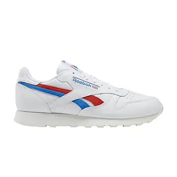 Reebok Classic Leather White Instinct Red Blue - 1