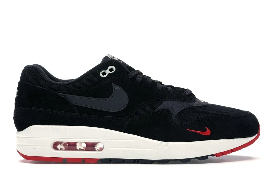Фото № 1 с приближением к товару «‎Nike Air Max 1 Mini Swoosh Bred»