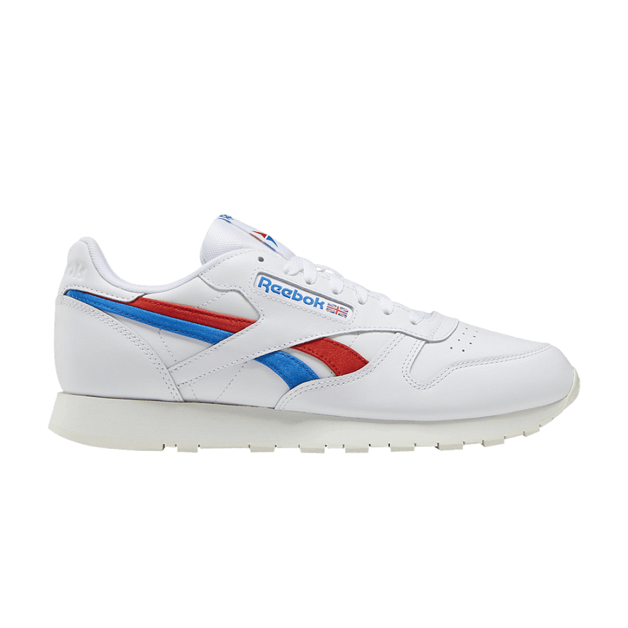 Фото № 1 с приближением к товару «‎Reebok Classic Leather White Instinct Red Blue»