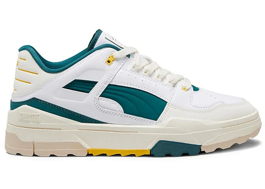 Фото № 1 с приближением к товару «‎Puma Sliptream Lo Xtreme White Malachite Yellow Sizzle»
