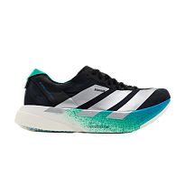 Фото № 1 с приближением к товару «‎adidas Adizero Adios Pro 4 Black Silver Glory Green (JR6365)»