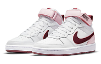 Фото № 3 с приближением к товару «‎Nike Court Borough Mid 2 Skate Shoes RedWhitePink»