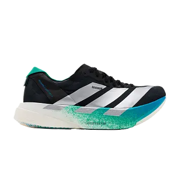 adidas Adizero Adios Pro 4 Black Silver Glory Green (JR6365)